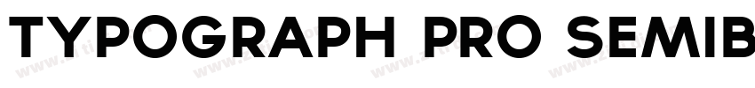 TYPOGRAPH PRO Semibo字体转换